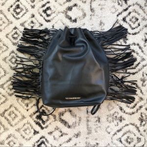 Victoria Secret Fashion Show Fringe Backpack NWOT